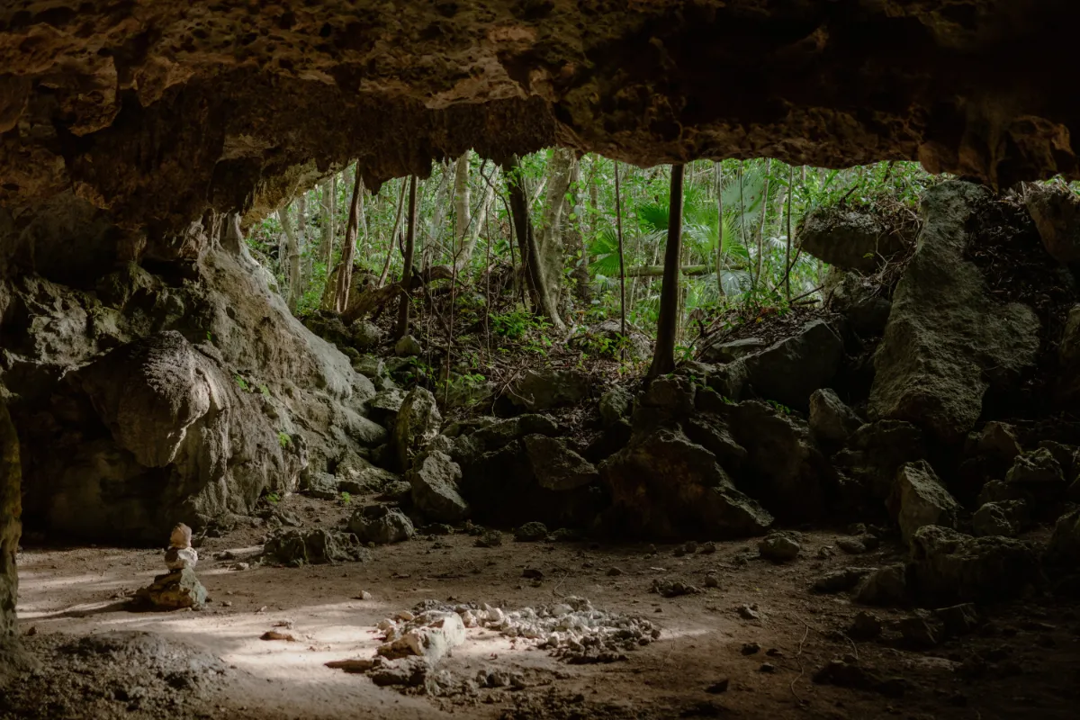 Caverna en la Riviera Maya